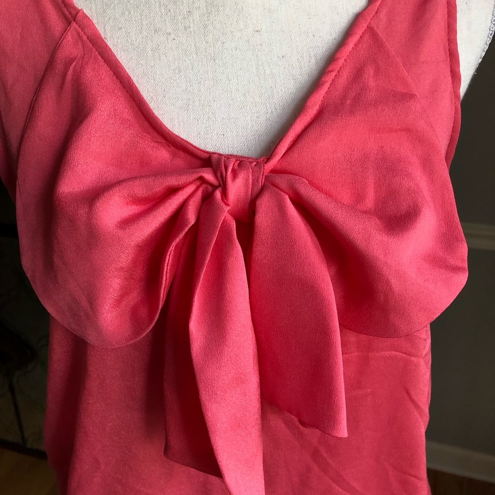 ModCloth pink bow top - Picture 2 of 5
